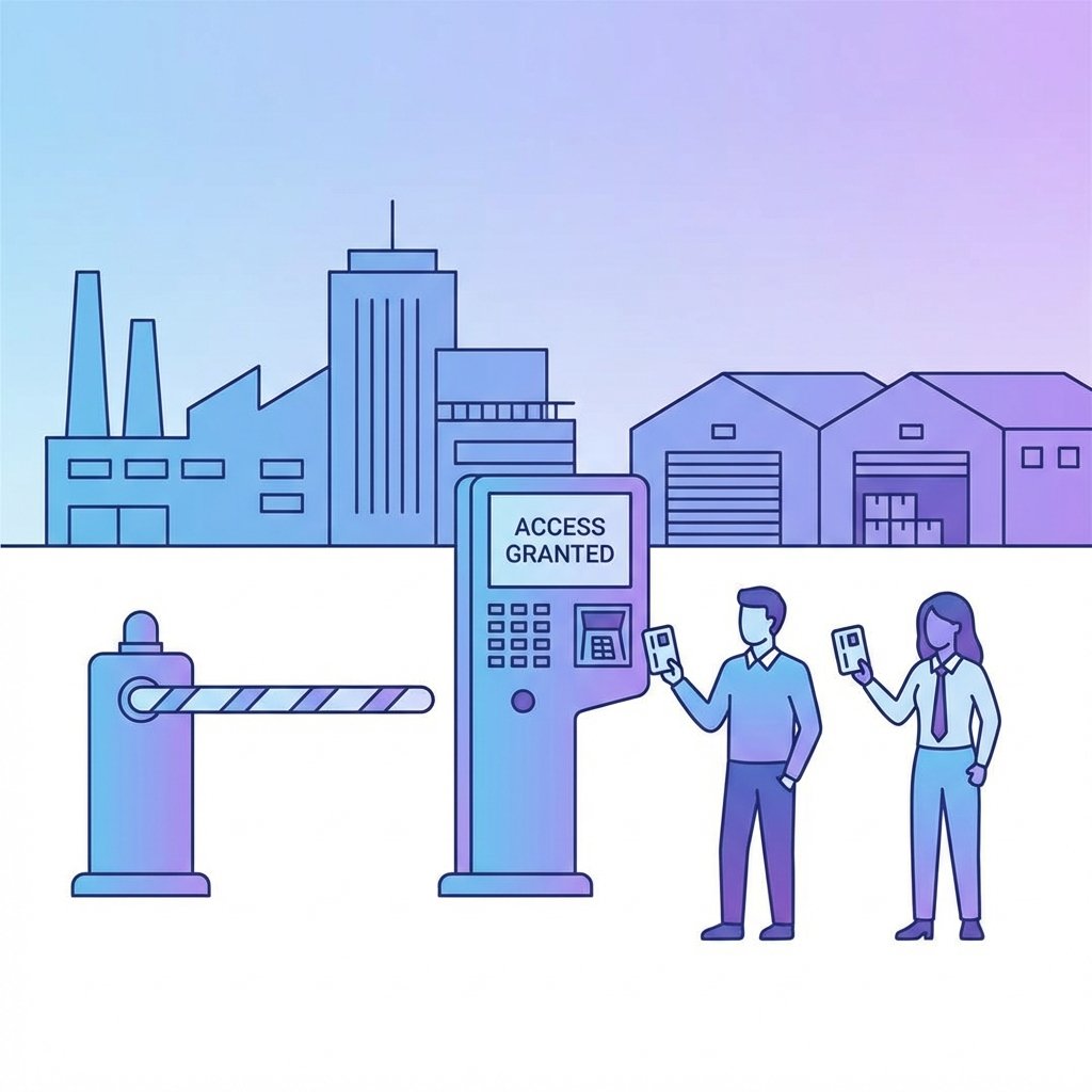 DigiAccess v4 - Control de Acceso Inteligente para Parques Industriales